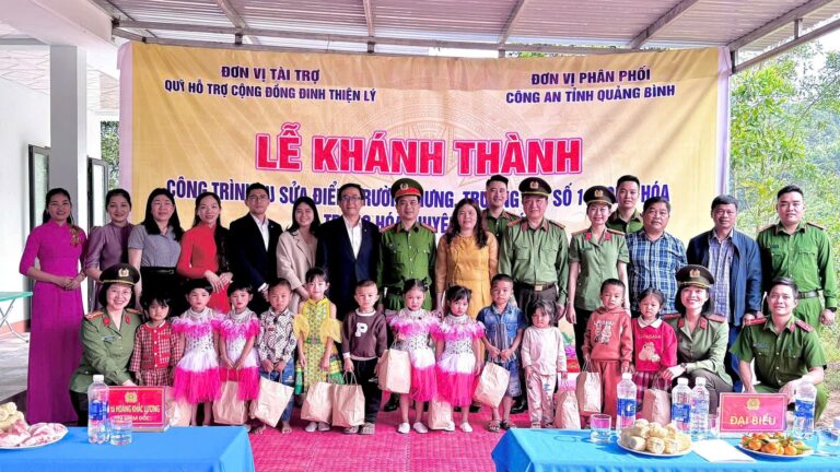Lawrence S. Ting Foundation Sponsors Renovation of a Preschool in Quang Binh