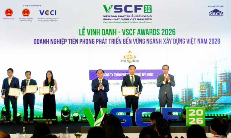 Phú Mỹ Hưng được vinh danh “Doanh nghiệp tiên phong phát triển bền vững”